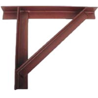 Gallows Bracket Single - Red Oxide